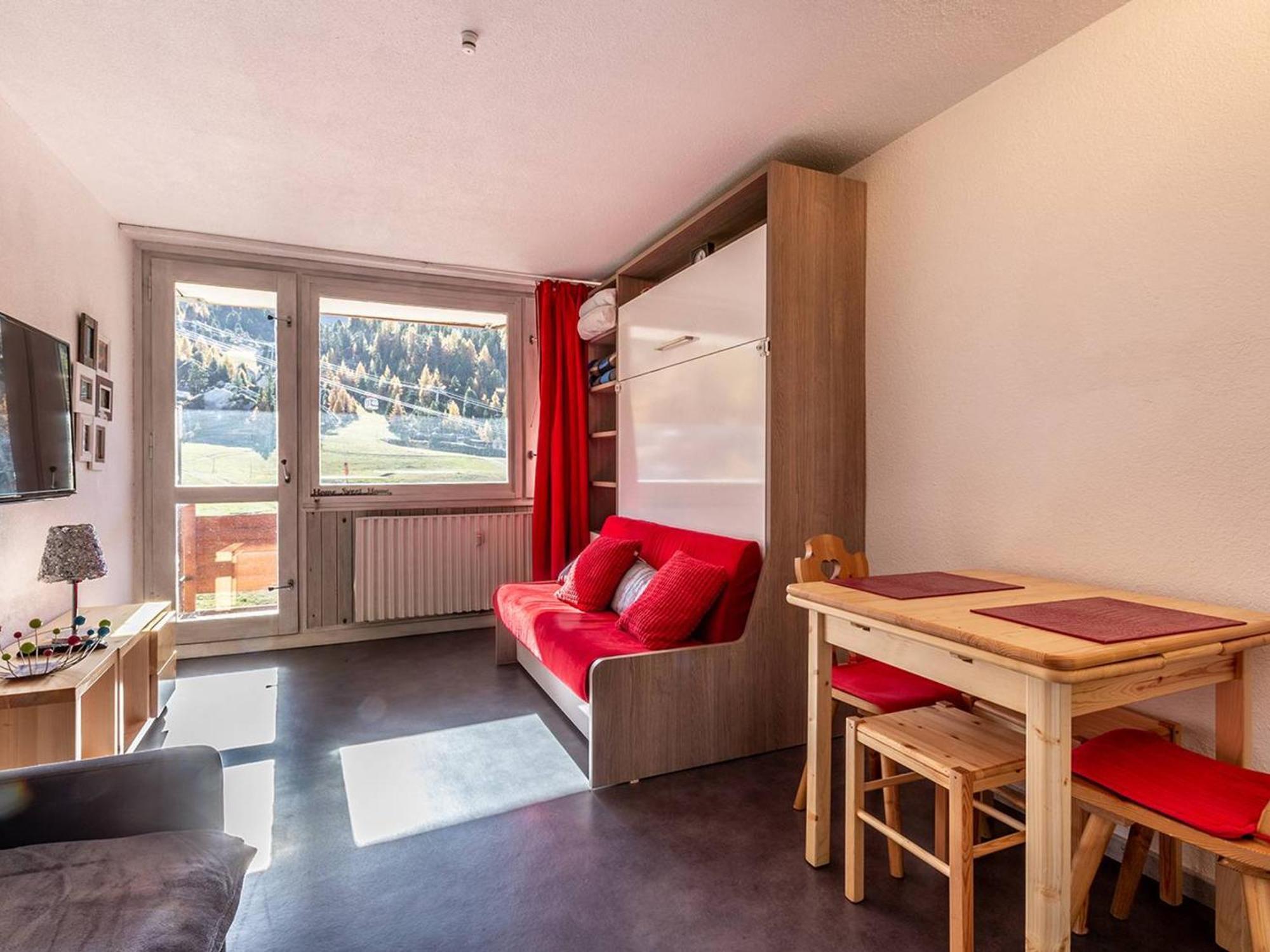 Studio Renove A Plagne Centre, Acces Direct Pistes De Ski, Balcon, Parking Gratuit - Fr-1-351-79